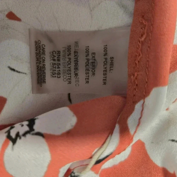 Karl Lagerfeld Red Floral Sleeveless Blouse - Women's Designer Summer Top - Picture 13 of 13